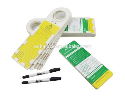 Chine Combination Safety Scaffolding Tag with 10pcs Holders 20pcs Tags & 2pcs Marker Pens à vendre