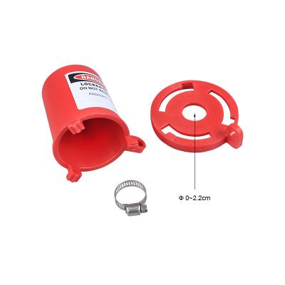 China Red Color Plug Valve Locking Device Suitable For Under 22MM Valve Rod Diameter for sale
