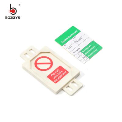 China High Strength Plastic Scaffolding Tag , Electrical Panel Lock Out Tag Out for sale