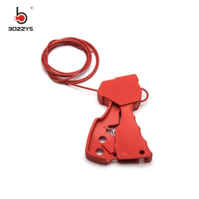 China BOSHI Industrial Material Nylon Pa Steel Safety Cable Lockout for sale