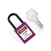 中国 38mm ABS Industry Nylon keyed alike lockout Non-Conductive Safety Padlock with Master Key 販売のため