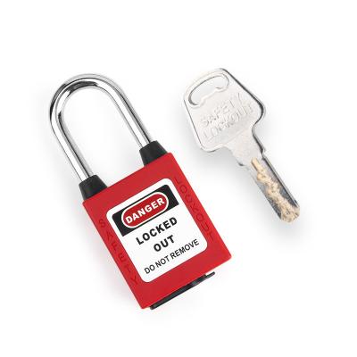 Chine OSHALOCK 38MM Steel beam dust-proof Prevent misuse Device lockout Safety padlock à vendre