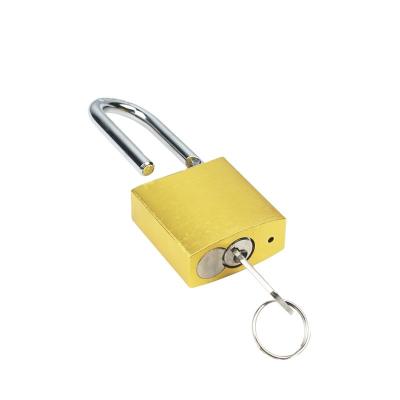 China 38mm Compact anodized Protect steel shackle Anodized aluminium safety padlock lockout with master for sale