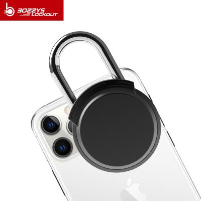 China Black Keyless USB Rechargeable Door Lock NFC Smart Padlock Quick Unlock Zinc alloy Metal Self Developing Chip for sale
