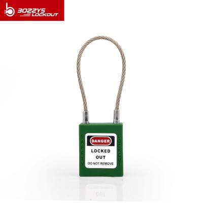 China OEM Color Stainless Steel Cable Wire Shackle Safety Lockout Padlock for sale