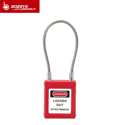 China BOSHI China Brand Metal Wire Shackle Material Safety Padlock for sale
