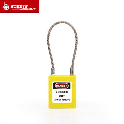 China BOSHI Stainless Steel Wire Safety Padlock With Key Alike BD-G42 for sale