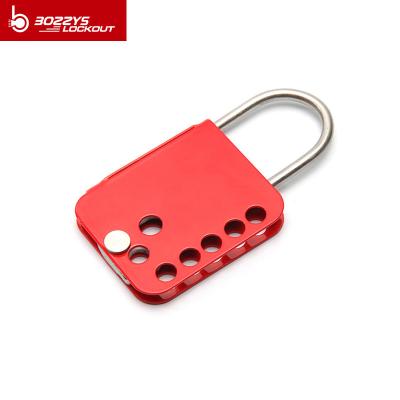 China BOSHI High Quality 7 Holes Steel Material Shackles Lockout Tagout Hasp for sale