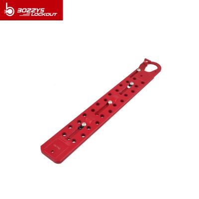 China 24 Padlocks Vinyl Coated Hasp , Wear Resistant Safety Hasp Lock Red Color for sale
