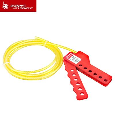 China Rotatable Yellow Adjustable Cable Lockout Impact Resistant for sale