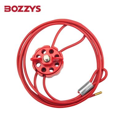 China Adjustable Wheel Type Safety Cable Lockout Nylon PA Steel Multipurpose for sale