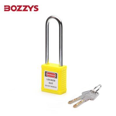China Industrial 76mm Steel Shackle Safety Lockout Padlocks for Industrial lockout-tagout for sale