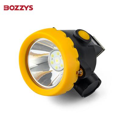 China 150mA LED Mining Waterproof Headlights 2000mAh With Main Auxiliary Lamp Sources for sale