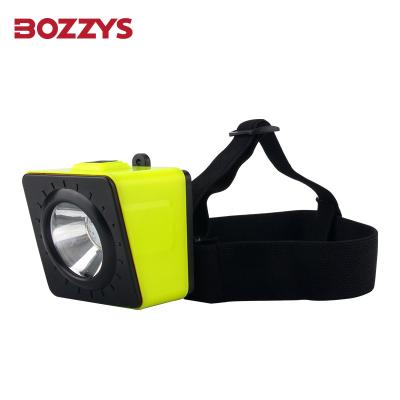 China LED Mining Helmet Lamp Headlamps 1.3A With Dual Light Source Industrial Waterproof for sale