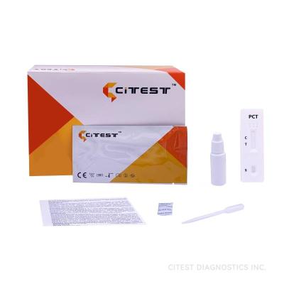 China Fast Reliable Procalcitonin PCT Rapid Test Kit Convenient Cardiac Marker Test Kit for sale
