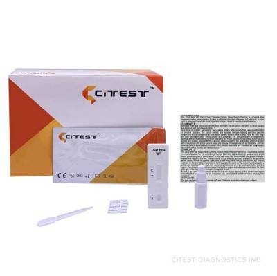 China Dust Mite IgE Antibody Test Health Rapid Test Vitro Diagnostic for sale