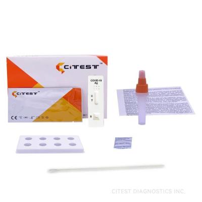 China Prueba rápida Kit Qualitative Detection Of SARS-CoV-2 del antígeno de Citest COVID 19 en venta