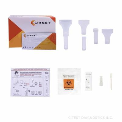 China CE COVID19 Infectious Disease Test Kit Oral Fluid Test Kit Rapid Qualitative Detection for sale