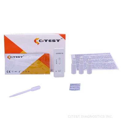 중국 카세트 COVID-19 이그그 신속 시험 장비 RBD 항체 검사 색층 분석 면역 분석법 판매용
