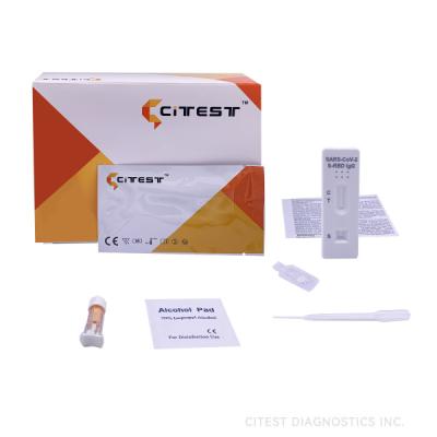 China 10 Minutos CO/COVID 19 Kit de Teste de Anticorpos SARS-CoV-2 S-RBD IgG Teste Rápido de Anticorpos à venda