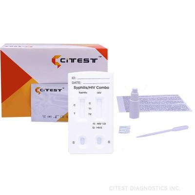 China HBsAg HCV Test-Infektionskrankheits-Test-Ausrüstung HIV-Syphilis-AB kombinierte schnelle zu verkaufen