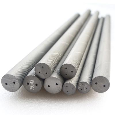 China Tungsten Carbide Helical Coolant Rods 60 HRC End Mill Rod 9% Binder for sale