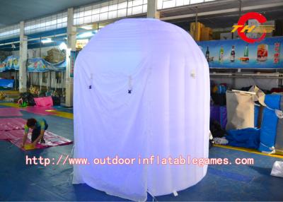 China LED que enciende el paño inflable del poliéster de Photobooth 210T para el negocio de alquiler en venta