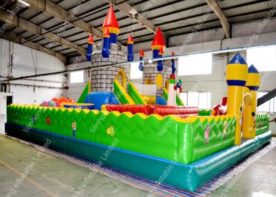 China BusinessPVC Inflatable Bounce House ,  Disney Children Jump Bed Entertainment City for sale