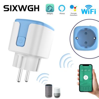China Remote Control WIFI Smart Socket Tuya Android IOS Automation Wireless Plug Socket for sale