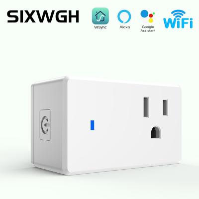 China 10A Wireless Remote Control Socket 50*50*84mm AI Smart Wireless Wall Outle for sale