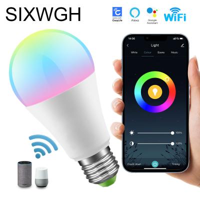 China Pintada Bluetooth RGB del hogar 	Luz de la decoración de la atmósfera del bulbo del bulbo 9W de Wifi LED en venta