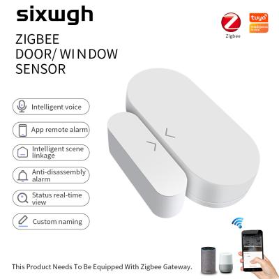 China Sensores inalámbricos inteligentes magnéticos de la ventana de la puerta de ZigBee de la alarma de la pintada de la puerta elegante del sensor en venta