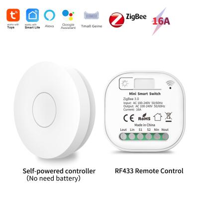China Wifi Zigbee Touch Switch White 86*86*35mm Self Generating Zigbee Wifi Module for sale