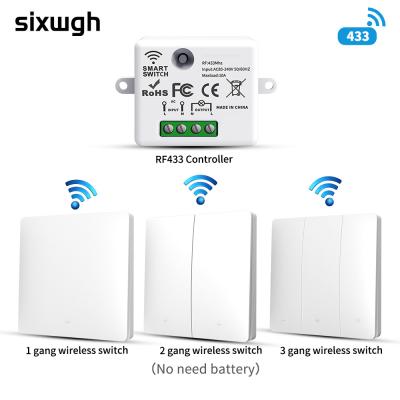 China 2.4GHz Wireless Remote Control Switch PC ABS Durable Lightweight Homekit Usb Switch for sale