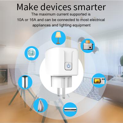 China App Control Wifi Smart Plug Compatibility IOS/Android Intelligent Plug Socket for sale