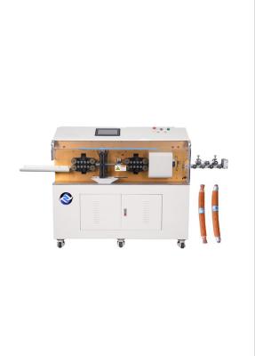 China 10mm2 120mm2 Terminal Crimping Machine 2KW Rotary Cutting And Stripping Machine for sale
