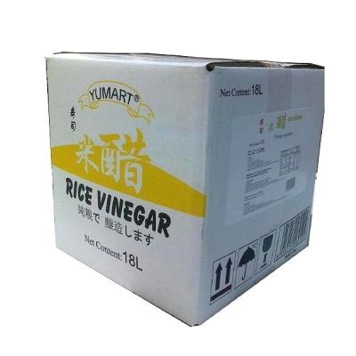 China Natural Fermented Sushi Rice Vinegar In Glass Bottle 500ml Soft Barrel 18L for sale