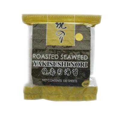 China 2.8g Roasted Seaweed Yaki Sushi Nori 50 Sheets Natural Flavor for sale