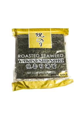 China Sushi japonês Nori Seaweed Dried Algae Sheets de Yaki do vácuo do OEM à venda