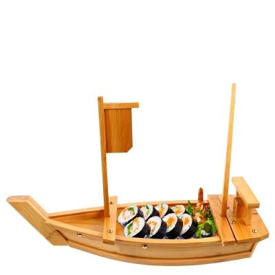 China Japanischer Sashimi-bearbeitet Bambusnahrungsmittelumhüllung 200cm Sushi-Boot zu verkaufen