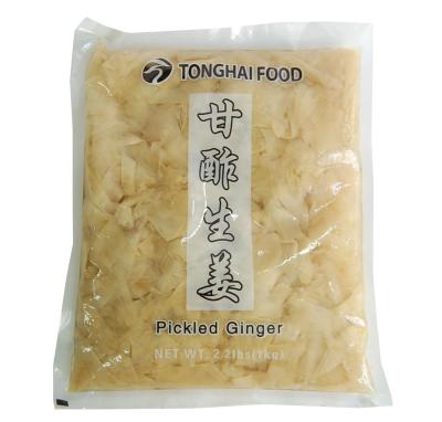 China Chinese Red Salted Pickled Sushi Ginger 1.01kg For Sushi Product for sale