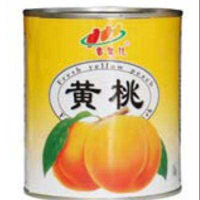 China Fruto imediato pêssego amarelo enlatado no xarope claro 425g 820g à venda