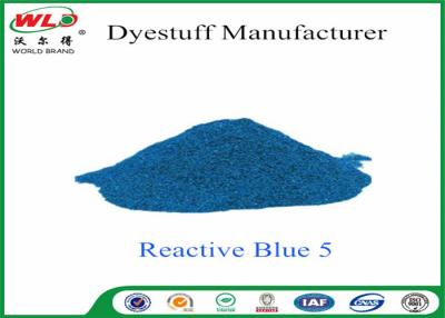 China Eco Friendly Textile Dyeing Of Cotton With Reactive Dyes C I Reactive Blue 5 for sale