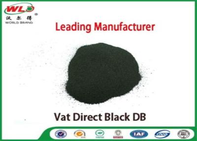 China Vat Direct Black DB Textile Cotton Fabric Dye Chemicals Used In Textile Dyeing for sale