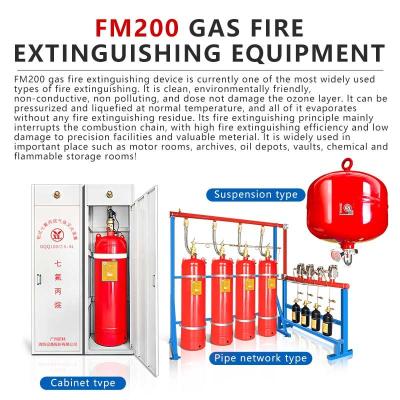 Quality Gas Hfc 227ea Extinguishing System 90L External Storage Pressure For Sale for sale