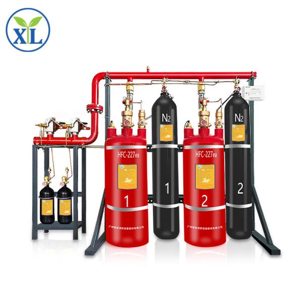 Quality Gas Hfc 227ea Extinguishing System 90L External Storage Pressure   For Sale for sale