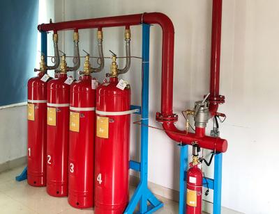 China Fm200 Sistema de supressão de incêndio a gás Sistema de detecção de incêndio Tubulação Automática Extintor de incêndio para arquivos à venda
