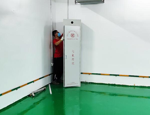 Quality 100L Clean Agent Fire Suppression System Fm200 Fire Proof Storage Cabinet for sale