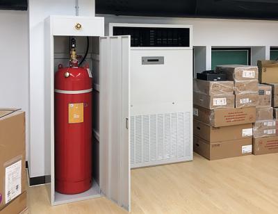China 100L Hfc-227ea Fm200 Extinguisher Clean Agent Fire Hose Cabinet Class 2 Class 3 For Sale for sale