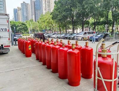 中国 90L Hfc-227ea ガスのシリンダー Fm 200 消火システムガス 販売のため